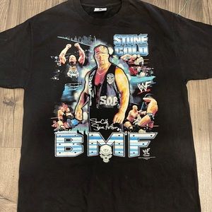 WWF vintage 2000’s Stone Cold Shirt